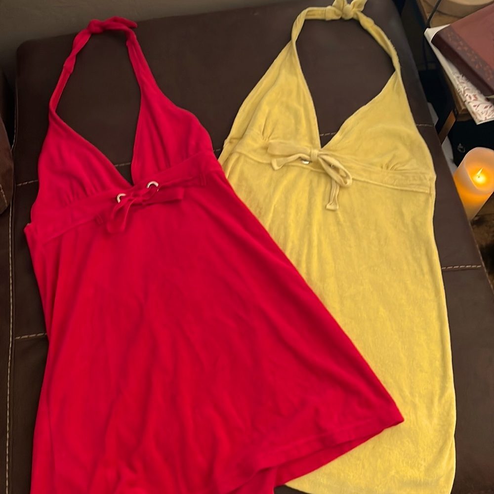 2 - Swimsuit Cover Up Halter Dresses